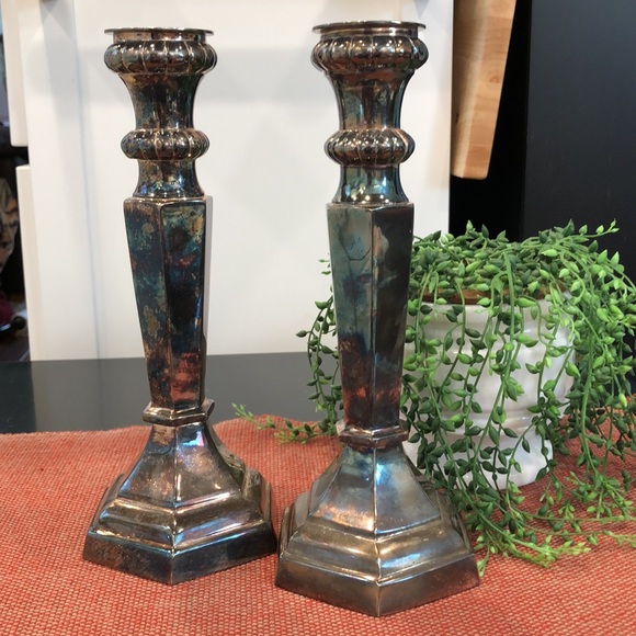 Pottery Barn candlesticks